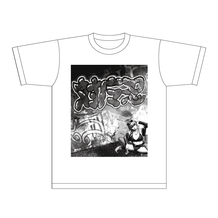 対魔忍グラフィティアートTシャツ 神村舞華