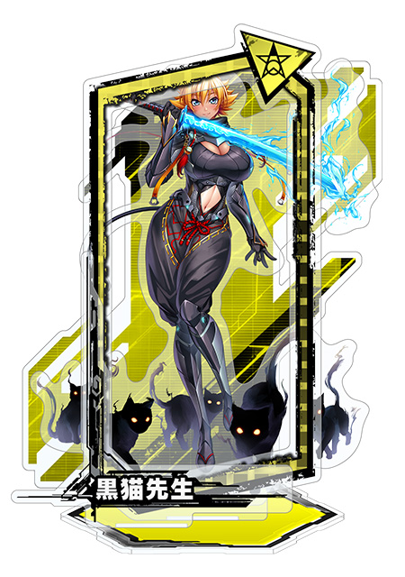 カラフルセット 3個 対魔忍アサギ アクリルスタンド 第4弾夜会 コンプ