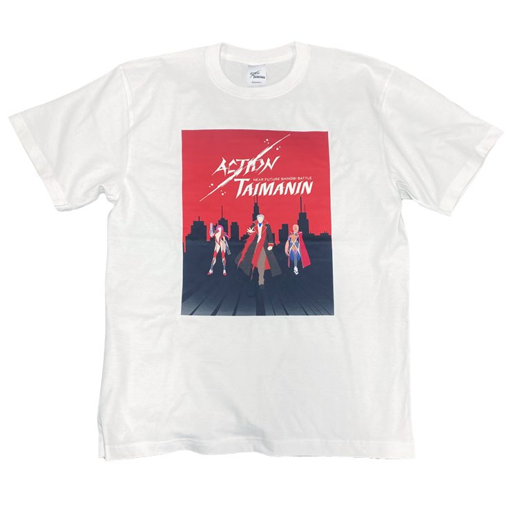 アクション対魔忍【ACTION TAIMANIN】 I LOVE ノマドTシャツ