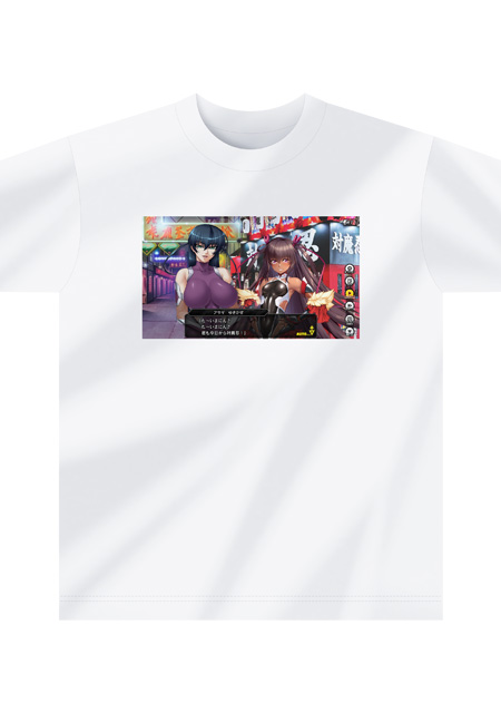 対魔忍RPG アサギとゆきかぜと対魔忍音頭Tシャツ