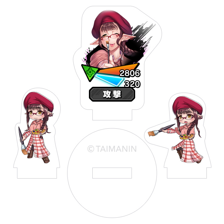 対魔忍RPG バトル画面セットキャラクターセット ver.メロード・クロア