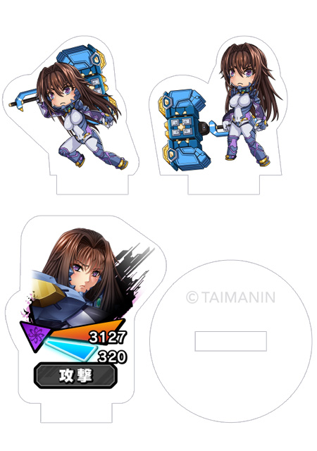 対魔忍RPG バトル画面セットキャラクターセット ver.雪那・グレイス