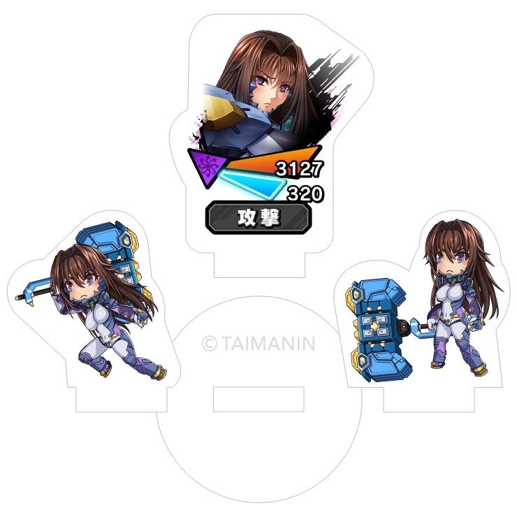 対魔忍RPG バトル画面セットキャラクターセット ver.雪那・グレイス