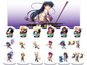 対魔忍RPG バトル画面セットキャラクタープレミアムセット vol.01 (全6種セット＋奥義演出カットインパーツ付属)