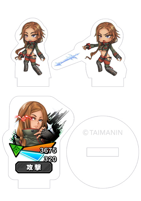 対魔忍RPG バトル画面セットキャラクターセット ver.ラスタ