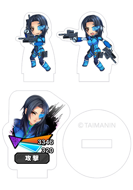 対魔忍RPG バトル画面セットキャラクターセット ver.イーオ・オライオン