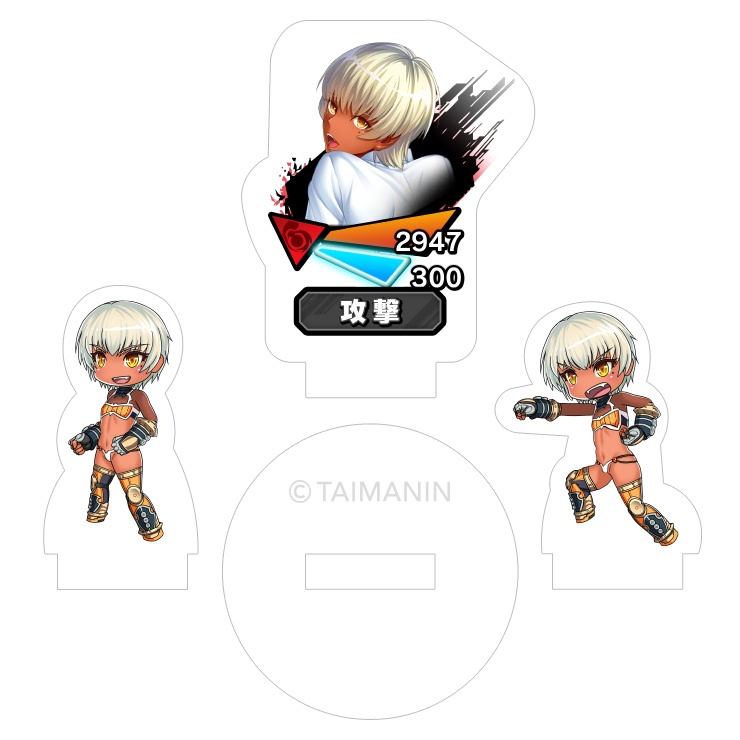 対魔忍RPG バトル画面セットキャラクターセット ver.大島雫