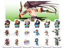 対魔忍RPG バトル画面セットキャラクタープレミアムセット vol.02 (全6種セット＋奥義演出カットインパーツ付属)