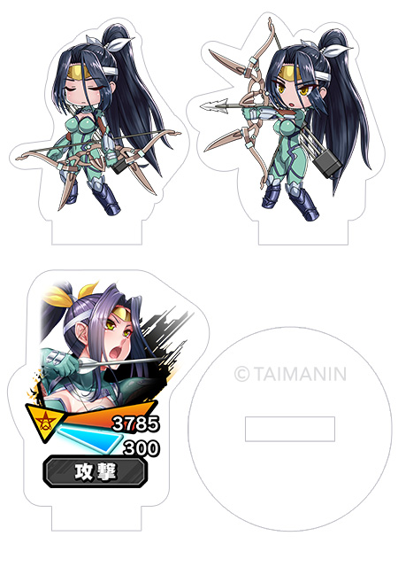 対魔忍RPG バトル画面セットキャラクターセット ver.弓走颯