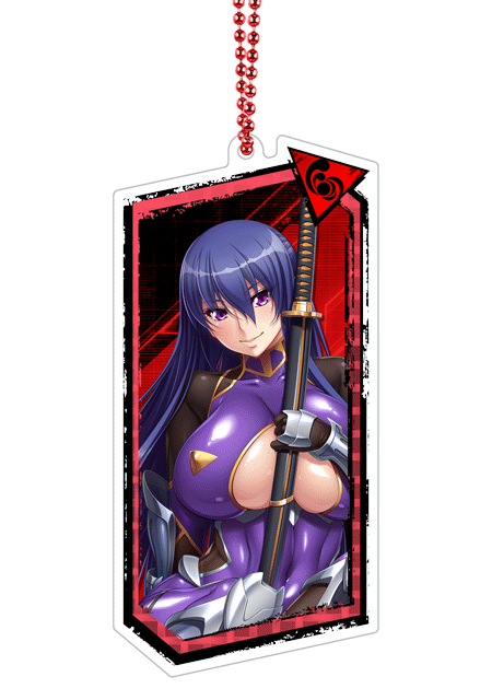 対魔忍RPG 編成画面チェンジングキーホルダー ver.【斬鬼の対魔忍】秋山凜子