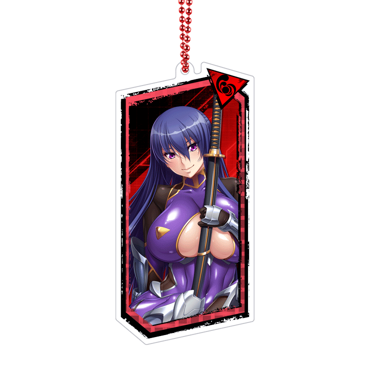 対魔忍RPG 編成画面チェンジングキーホルダー ver.【斬鬼の対魔忍】秋山凜子