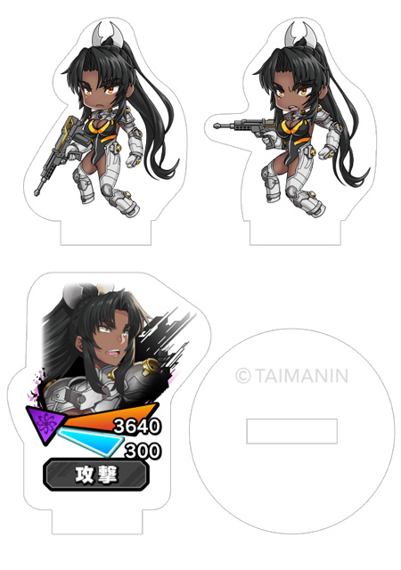 対魔忍RPG バトル画面セットキャラクターセット ver.ミラベル・ベル