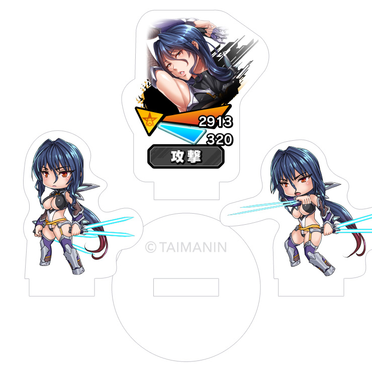 対魔忍RPG バトル画面セットキャラクターセット ver.上原燐