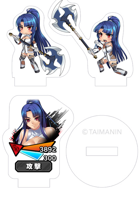 対魔忍RPG バトル画面セットキャラクターセット ver.八津紫