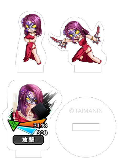 対魔忍RPG バトル画面セットキャラクターセット ver.【パーティ】仮面の対魔忍