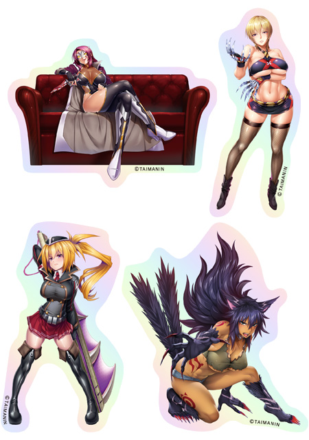 対魔忍RPG プレミアムガチャユニットステッカー vol.05(4種セット)