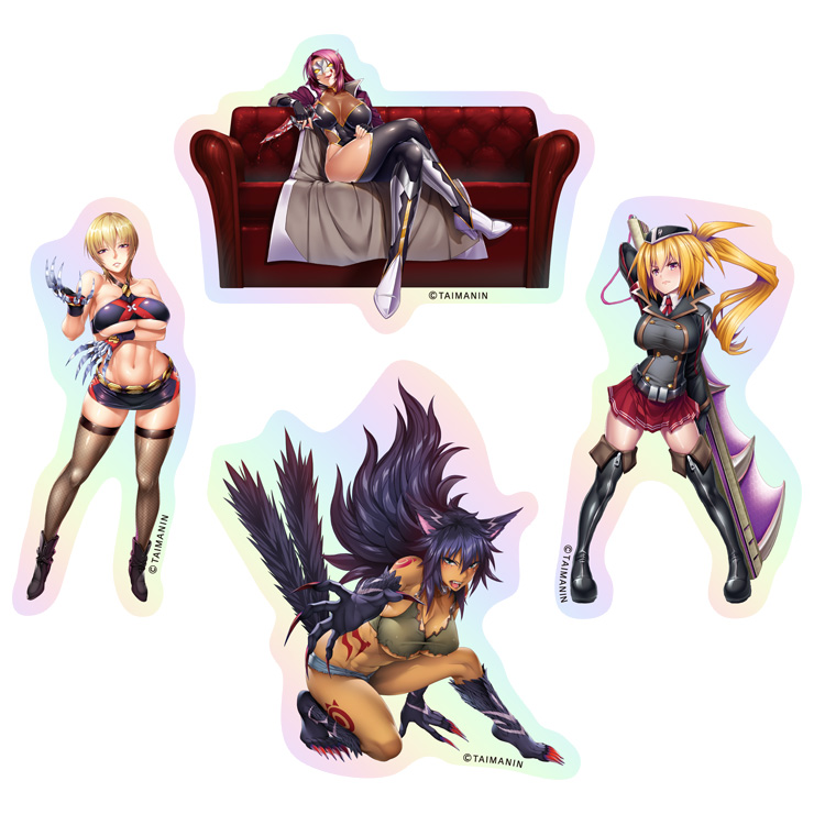 対魔忍RPG プレミアムガチャユニットステッカー vol.05(4種セット)