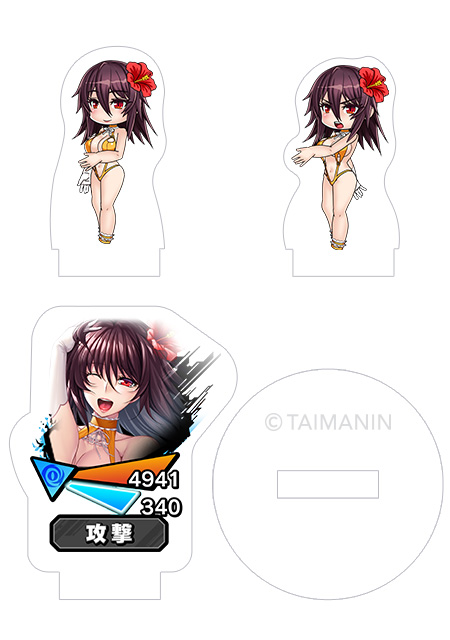 対魔忍RPG バトル画面セットキャラクターセット ver.【ビーチな人妻】水城不知火
