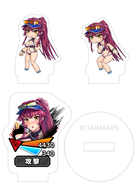 対魔忍RPG バトル画面セットキャラクターセット ver.【熱血ビーチ】仲森奈々華