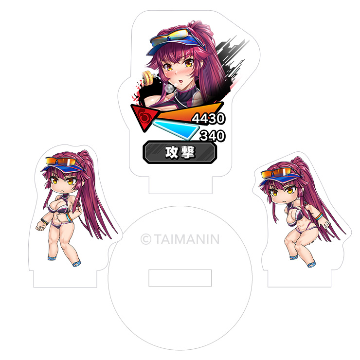 対魔忍RPG バトル画面セットキャラクターセット ver.【熱血ビーチ】仲森奈々華