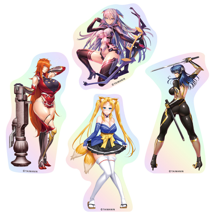 対魔忍RPG プレミアムガチャユニットステッカー vol.08(4種セット)
