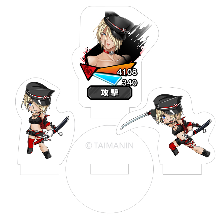 対魔忍RPG バトル画面セットキャラクターセット ver.クルミ・S・坂崎
