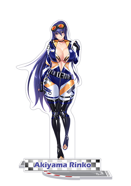 アクション対魔忍【ACTION TAIMANIN】 レースクイーンコスチュームアクリルスタンド 秋山凜子