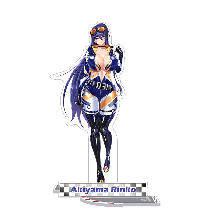 アクション対魔忍【ACTION TAIMANIN】 レースクイーンコスチュームアクリルスタンド 秋山凜子