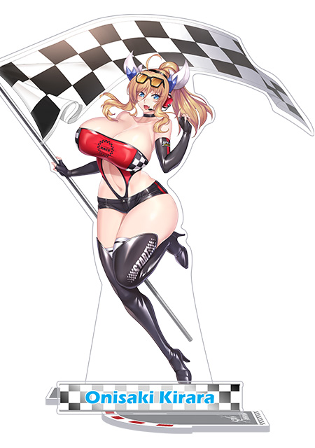 アクション対魔忍【ACTION TAIMANIN】 レースクイーンコスチュームアクリルスタンド 鬼崎きらら