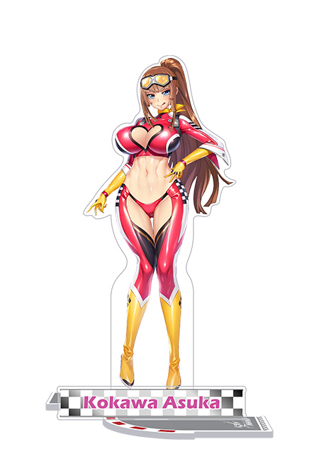 アクション対魔忍【ACTION TAIMANIN】 レースクイーンコスチュームアクリルスタンド 甲河アスカ