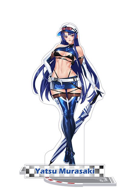 アクション対魔忍【ACTION TAIMANIN】 レースクイーンコスチュームアクリルスタンド 八津紫