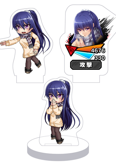 対魔忍RPG バトル画面セットキャラクターセット ver.【高嶺の花】秋山凜子