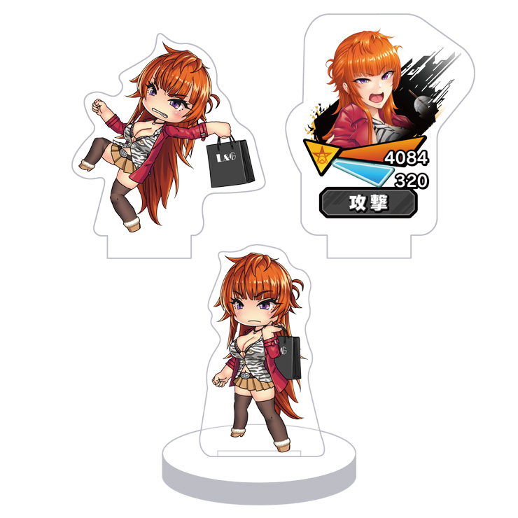 対魔忍RPG バトル画面セットキャラクターセット ver.【爆炎のギャル】神村舞華