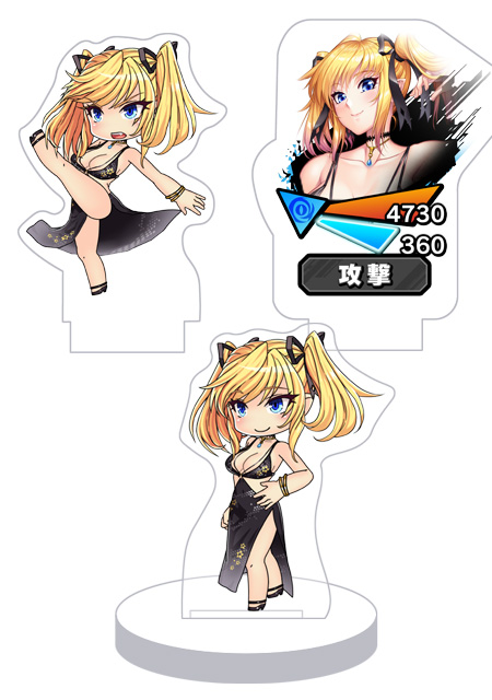 対魔忍RPG バトル画面セットキャラクターセット ver.【恋の夜会】心願寺紅