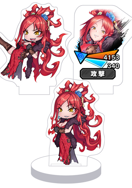 対魔忍RPG バトル画面セットキャラクターセット ver.【冬獄炎】アスタロト