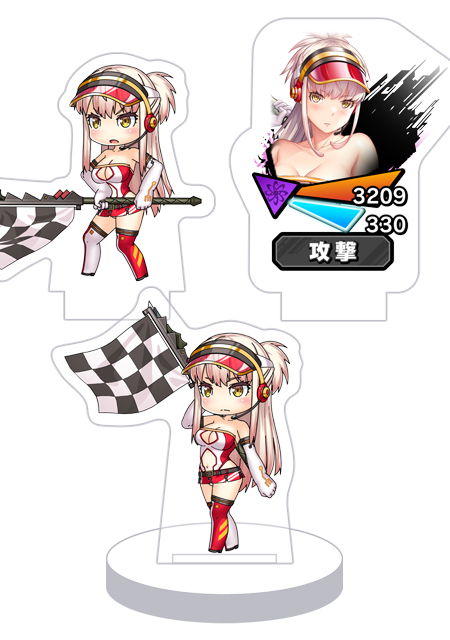 対魔忍RPG バトル画面セットキャラクターセット ver.【火遁のRQ】眞田咲