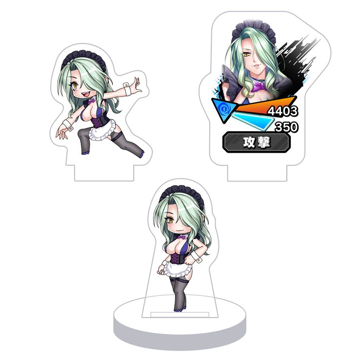 対魔忍RPG バトル画面セットキャラクターセット ver.【メイド】スネークレディ