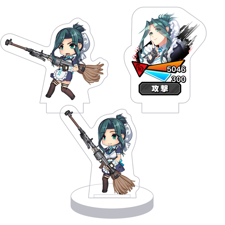 対魔忍RPG バトル画面セットキャラクターセット ver.【心願寺メイド頭】槇島　あやめ