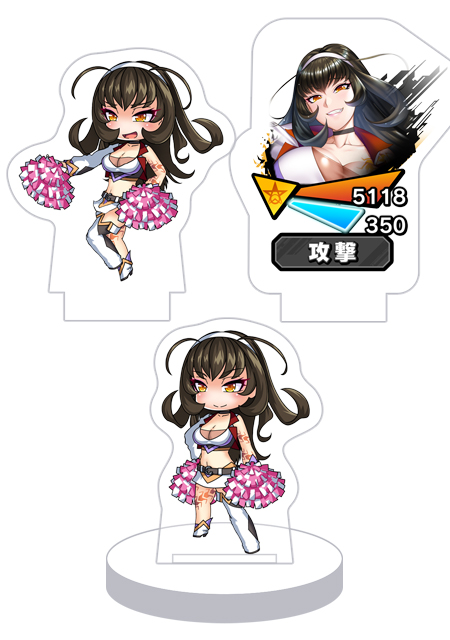 対魔忍RPG バトル画面セットキャラクターセット ver. 【戦慄のチア】相馬成美