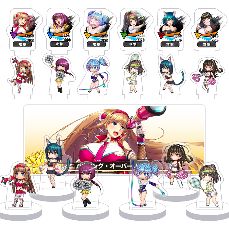 対魔忍RPG バトル画面セットキャラクタープレミアムセット vol.20 (全6種セット＋奥義演出カットインパーツ付属)