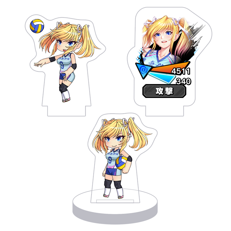 対魔忍RPG バトル画面セットキャラクターセット ver. 【青春スパイク】心願寺紅