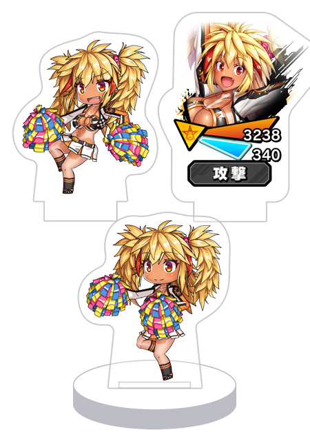 対魔忍RPG バトル画面セットキャラクターセット ver. 【サンライズチアー】日ノ出陽葵