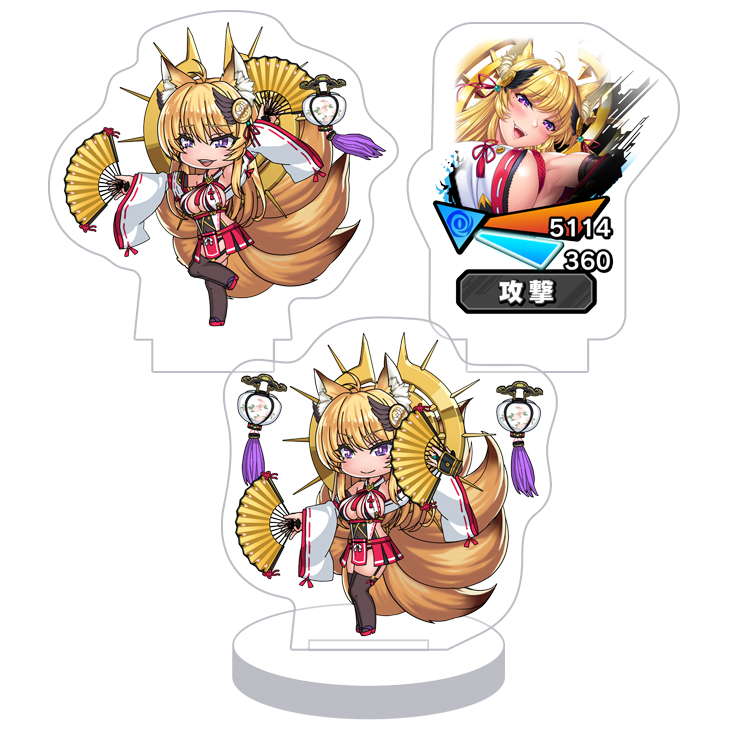 対魔忍RPG バトル画面セットキャラクターセット ver. 【傾国のチア】玉藻