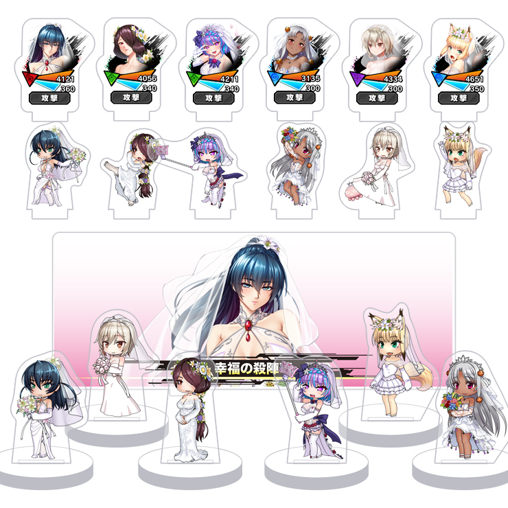 対魔忍RPG バトル画面セットキャラクタープレミアムセット vol.24 (全6種セット＋奥義演出カットインパーツ付属)