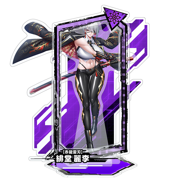 対魔忍RPG ピックアップアクリルスタンド ver.【赤龍雷刃】緋堂麗李