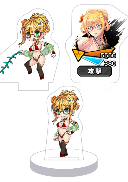 対魔忍RPG バトル画面セットキャラクターセット ver.【濡れし艶花】高坂静流