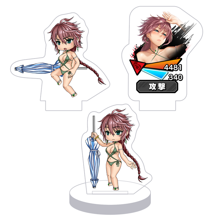 対魔忍RPG バトル画面セットキャラクターセット ver.【浜辺の翠玉】由利翡翠