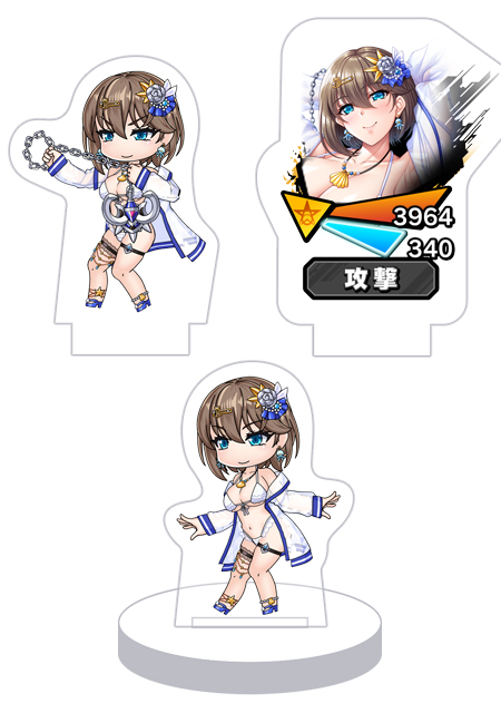 対魔忍RPG バトル画面セットキャラクターセット ver.【夏の海が呼んでる】伊庭美南
